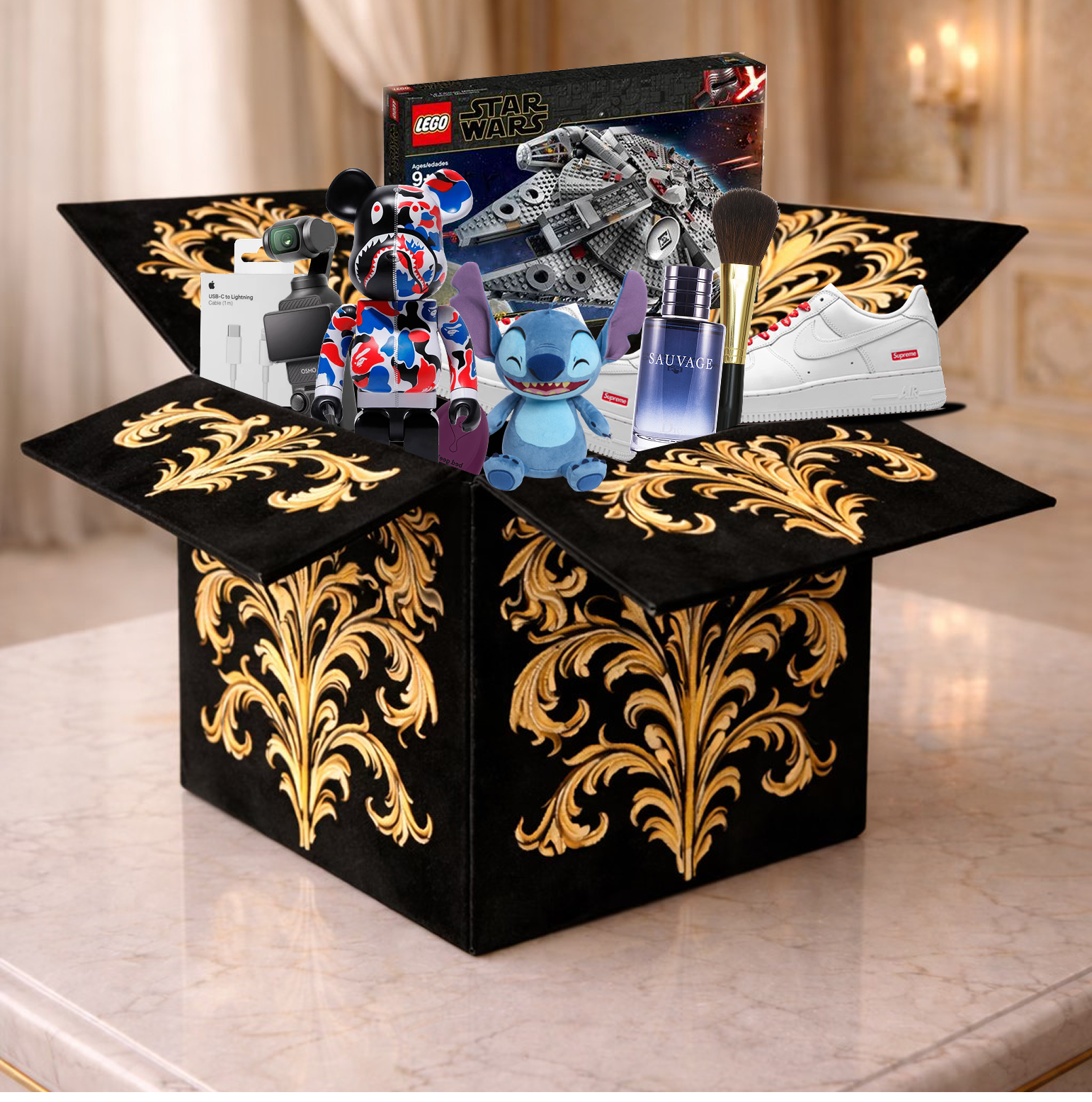 Amazon Premium Mysterybox met ongeopende verrassingen