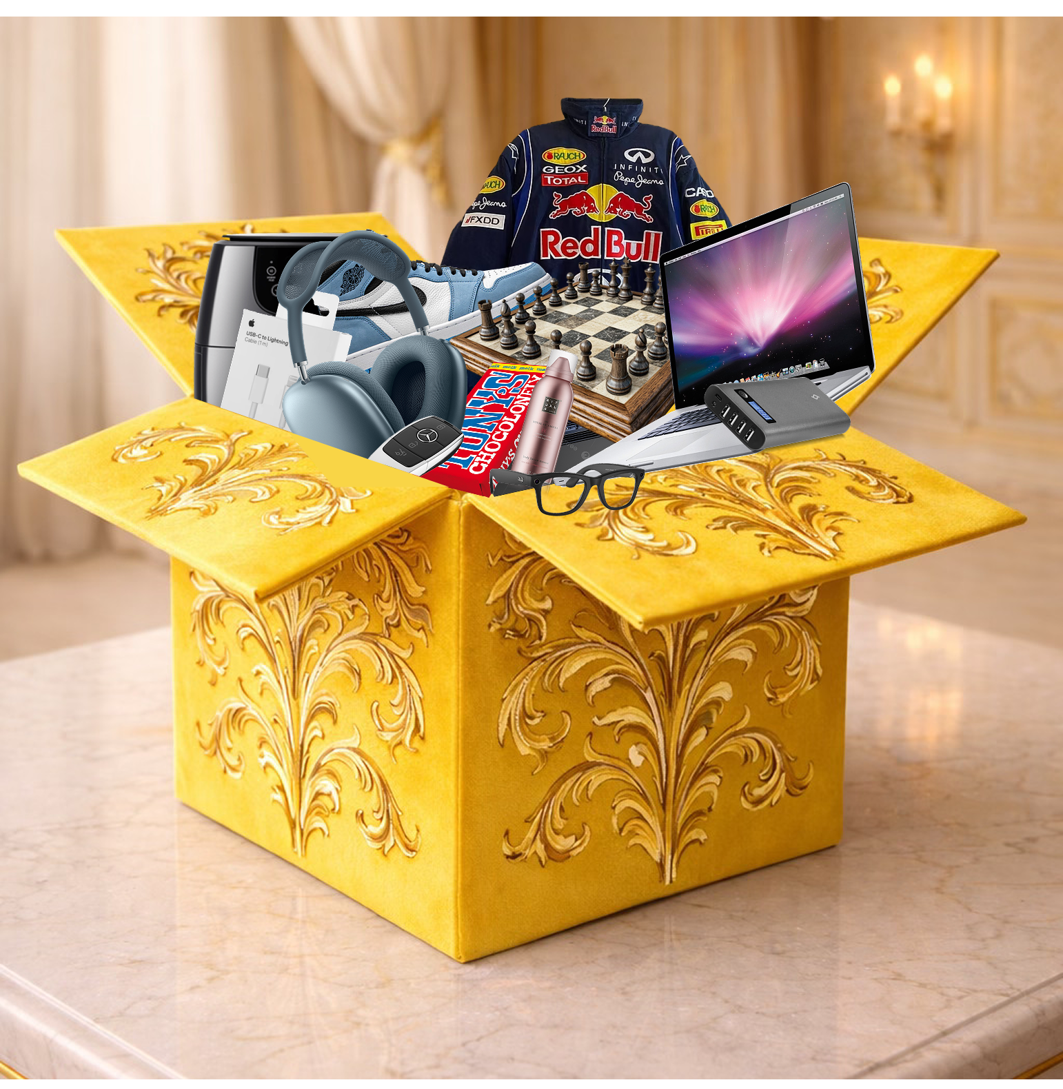 DHL Premium Mysterybox met verrassende pakketten