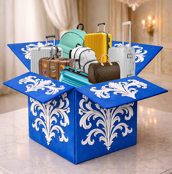 Verloren en ongeopende koffers en tassen van Schiphol