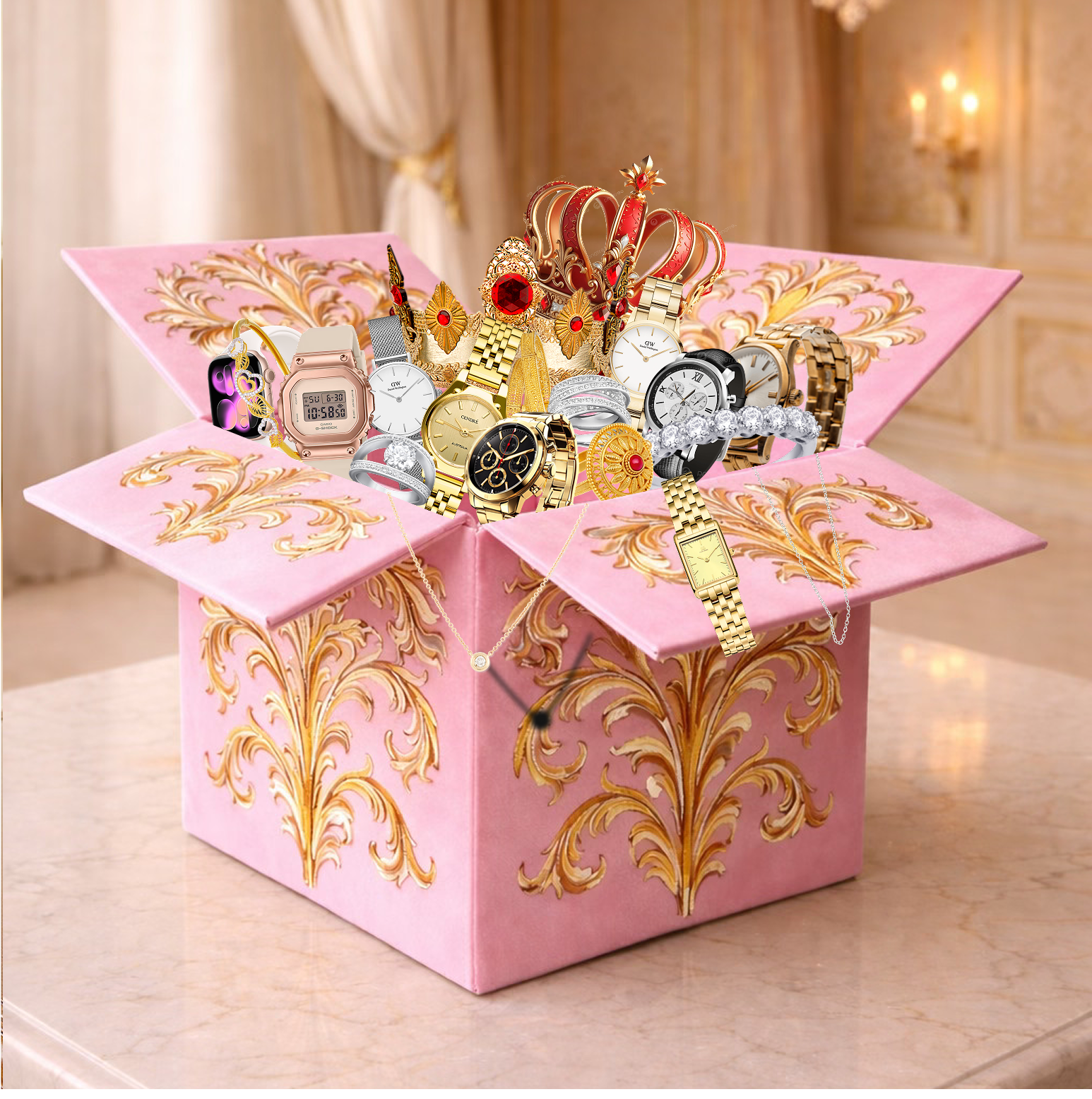 Mysterybox met sieraden en accessoires